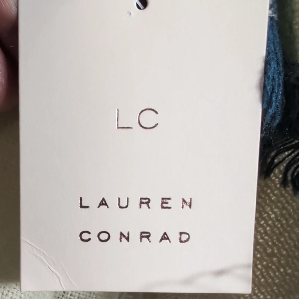 LC Lauren Conrad Multicolor Striped Scarf